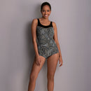 Amber Glow Care Swimsuit - Black/gold