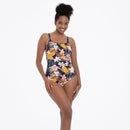 Tropical Sunset Care Swimsuit - Deep Lagoon