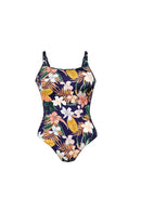 Tropical Sunset Care Swimsuit - Deep Lagoon