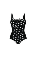 Summer Dot Care Swimsuit - Black/White