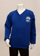 Full Stop Crested V-Neck Track Top - Cotton Mix