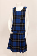 Skippy Pinafore - Blue Check
