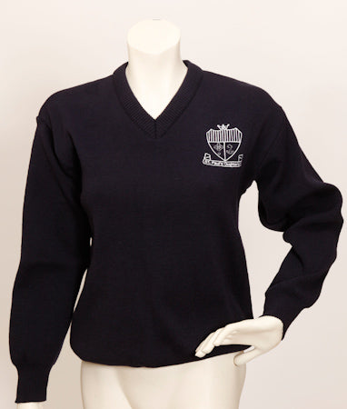 Deer Park Junior Cycle Crested Jumper - Acrylic