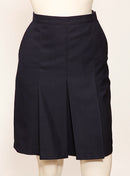 Skippy Box Pleat Skirt - Navy Blue