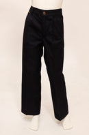 Half Elastic Trouser - Navy