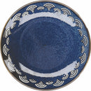 Satori 22cm Porcelain Seigaiha Border Side Plate