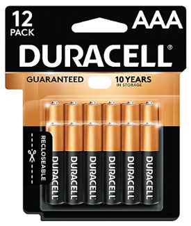 AAA 12 Pce Battery Set