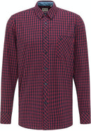 Clemens Vichy Check Shirt - Red