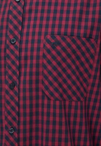 Clemens Vichy Check Shirt - Red