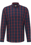 Clemens Long Sleeve Denim Check - Blue