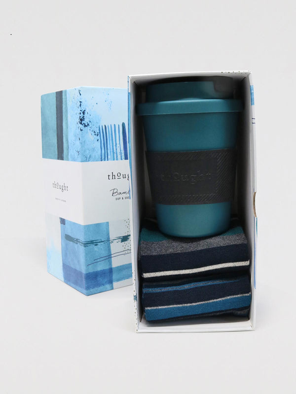 Mens Socks & Cup Gift Box - Multi