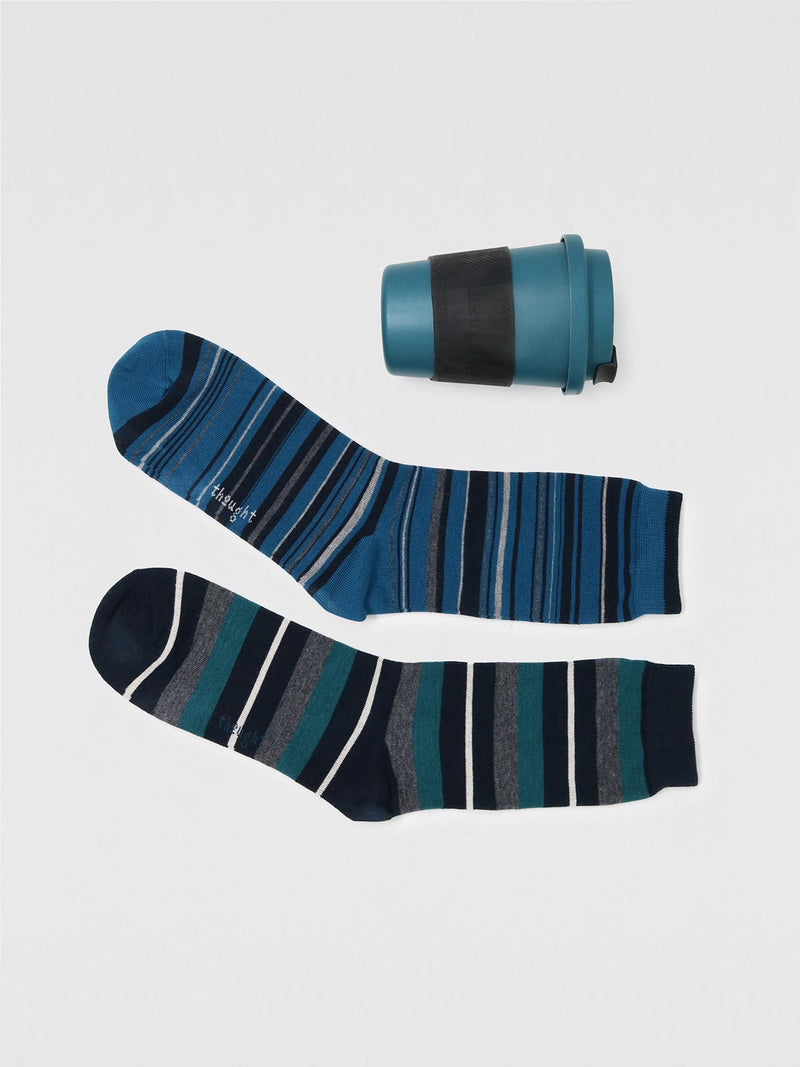 Mens Socks & Cup Gift Box - Multi