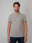 Petrol Industries Print Polo - Light Grey