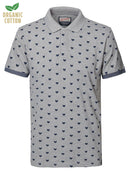 Petrol Industries Print Polo - Light Grey