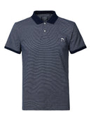 Contrast Collar Polo - Dark Navy