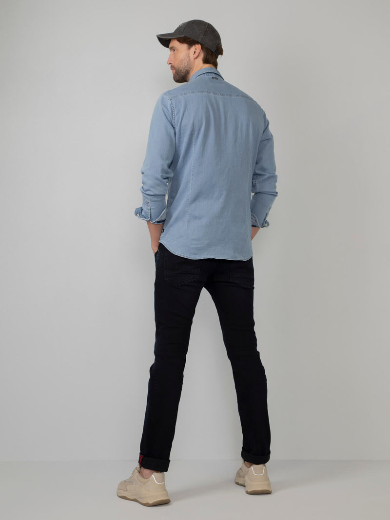 Denim Shirt - Bleached Indigo