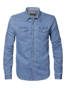 Denim Shirt - Bleached Indigo
