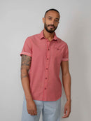 Short Sleeve Print Shirt - Biking Red