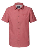 Short Sleeve Print Shirt - Biking Red