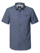 Short Sleeve Print Shirt - Dark Navy