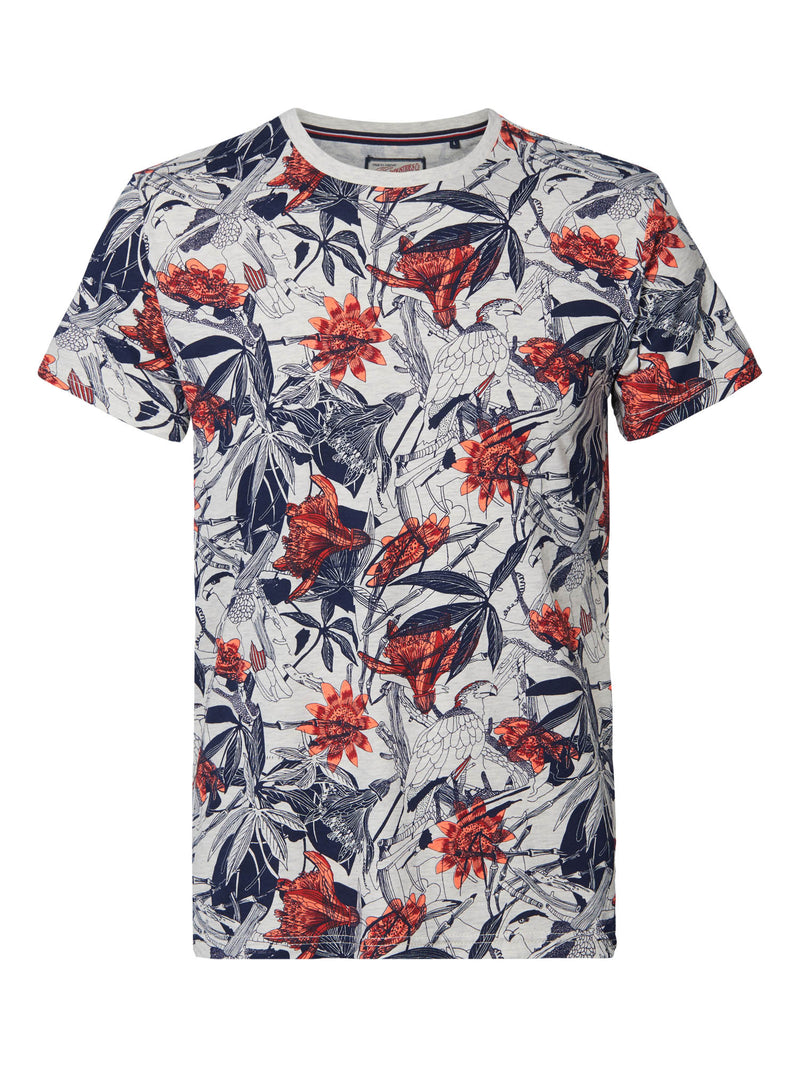 Print T-shirt - Fiery Coral