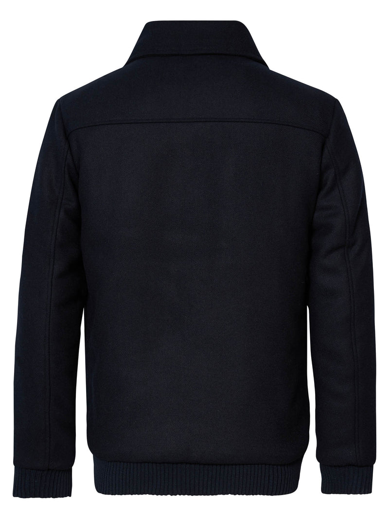 Wool Jacket - Dark Navy