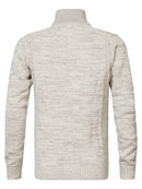 3 Button Knit - Antique White