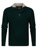 3 Button Knit - Wild Green