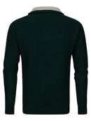 3 Button Knit - Wild Green