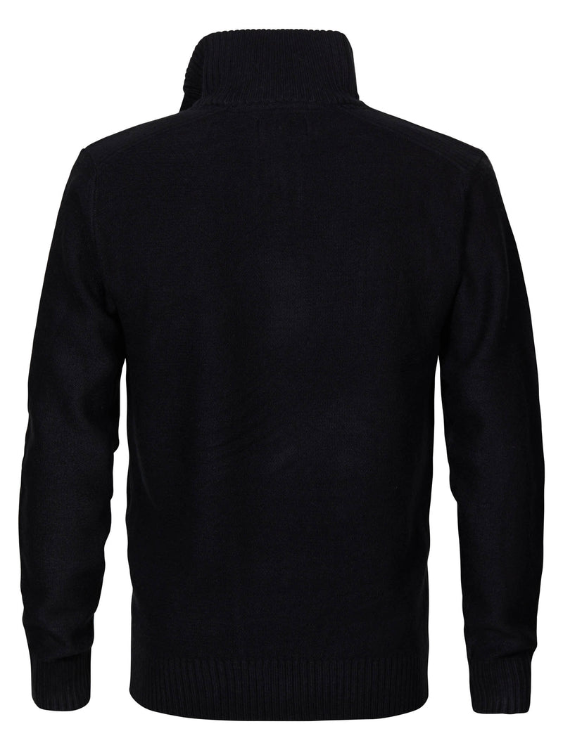 3 Button Knit - Black