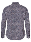 Long Sleeve Print Shirt - Dark Petrol