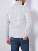 3 Button Knit - Antique White