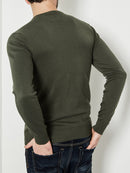 Crew Neck Jumper - Dark Forest