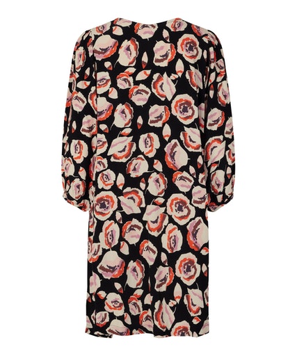 Godila All Over Print Dress - Red Clay