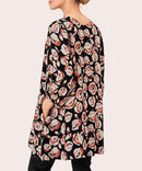 Godila All Over Print Dress - Red Clay
