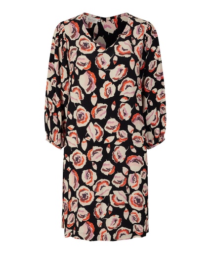 Godila All Over Print Dress - Red Clay
