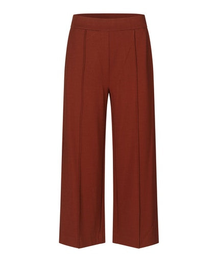 Piana Wide Crop Trouser - Paprika