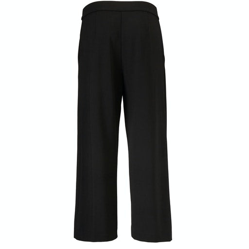Piana Wide Crop Trouser - Black