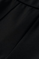 Piana Wide Crop Trouser - Black