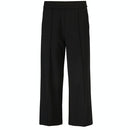 Piana Wide Crop Trouser - Black