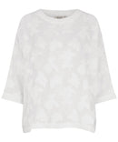 Becca 3/4 Sleeve Top - White