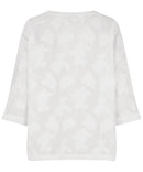 Becca 3/4 Sleeve Top - White