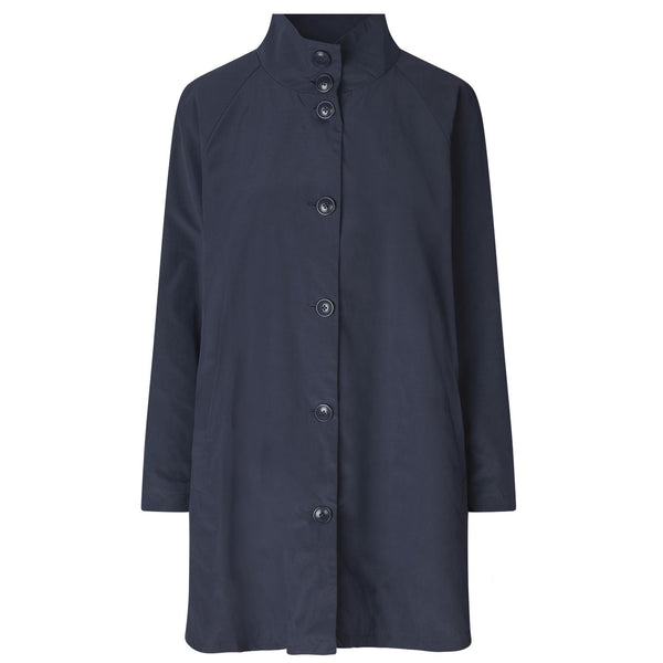 Teresa Long Sleeve Coat - Navy