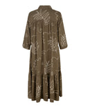 Nydilla 3/4 Sleeve Dress - Crocodile