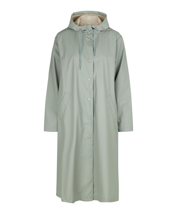 Thorid Long Sleeves Hooded Coat - Jadeite