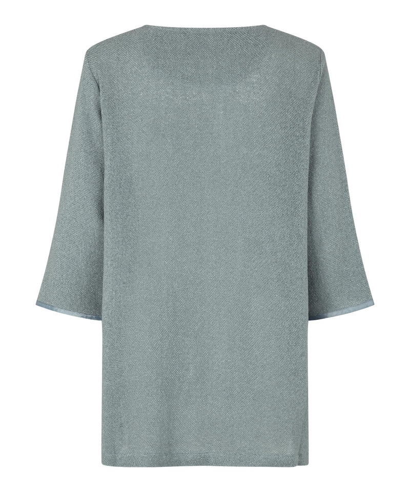 Giliana 3/4 Sleeve Tunic - Goblin Blue