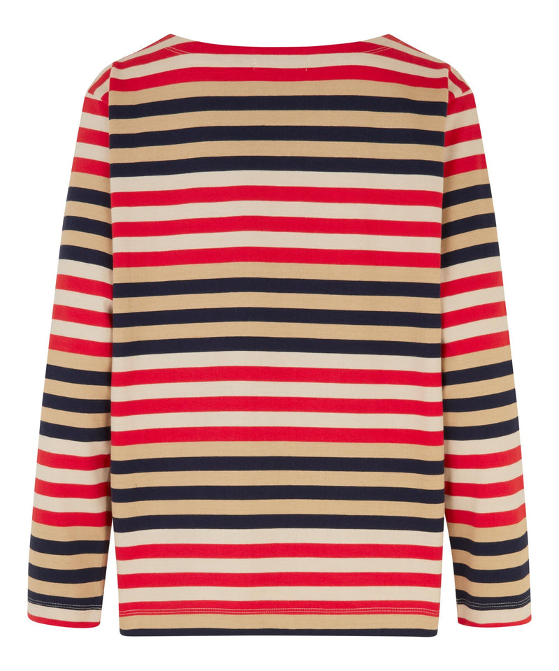 DWI Long Sleeve Stripe Jumper - Goji Berry