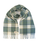 Merino Scarf - Green Check