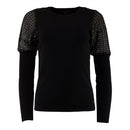 Miranda Sequin Jumper - Black