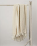 Mohair Throw - Cream